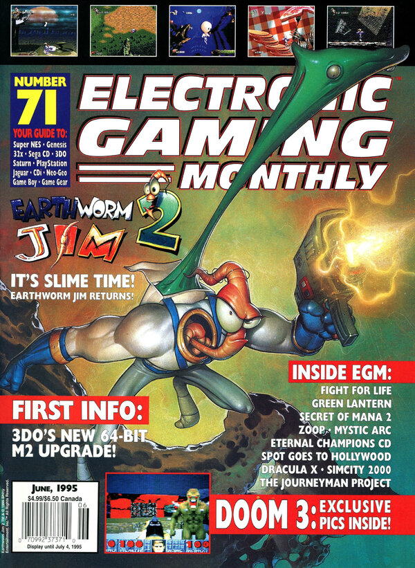 Electronic Gaming Monthly Issue 071 (June 1995) cover